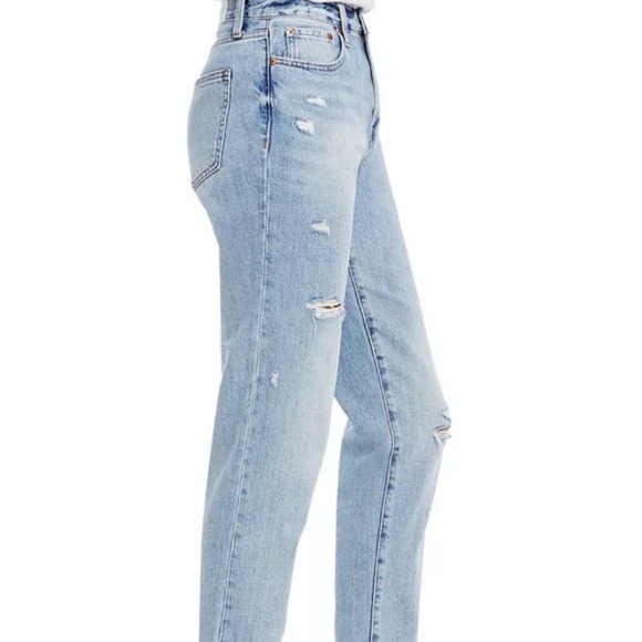 Pistola High Rise Presley Distressed Straight Leg Jeans - Picture 3 of 6